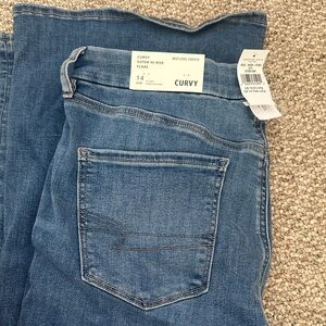 American Eagle Outfitters Blue Flare Jeans